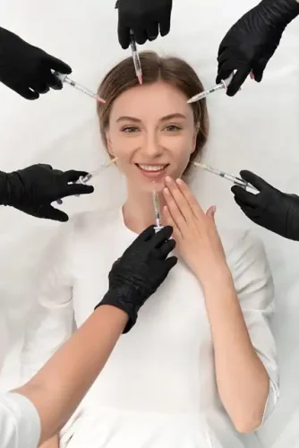Botox facial treatment with multiple injection points — full face neuromodulator treatment at Las Vegas Aesthetics, Las Vegas NV